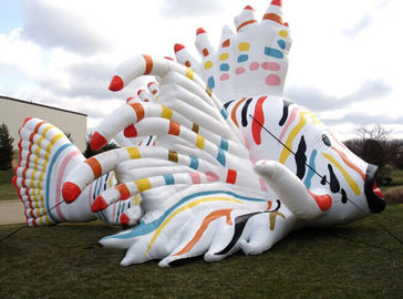 আকর্ষণীয় inflatable বিজ্ঞাপন পণ্য বহিরঙ্গন inflatable মাছ