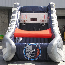 মজা Inflatable ইন্টারেক্টিভ গেমস Charlotte Bobcats Inflatable কিডস গেমস বাস্কেটবল শট