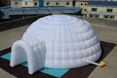 ডাবল লেয়ার Inflatable তাঁবু, বহিরঙ্গন জন্য জলরোধী পিভিসি Inflatable ক্যাম্পিং তাঁবু