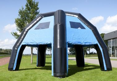 বিজ্ঞাপন জন্য নীল বড় কমার্শিয়াল গ্রেড গম্বুজ inflatable তাঁবুর পানি প্রুফ পিভিসি