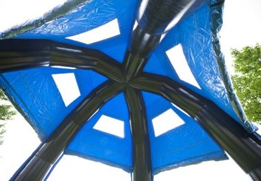 বিজ্ঞাপন জন্য নীল বড় কমার্শিয়াল গ্রেড গম্বুজ inflatable তাঁবুর পানি প্রুফ পিভিসি