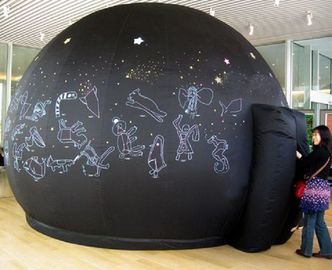ডিজিটাল অভিক্ষেপ জন্য আশ্চর্যজনক জ্যোতির্বিজ্ঞান Inflatable তাঁবু / পোর্টেবল Planetarium গম্বুজ