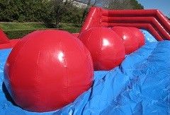 গোলক ওয়াইপ আউট বিগ Baller Inflatable ইন্টারেক্টিভ গেম খেলার মাঠ জন্য Brige ওয়াক