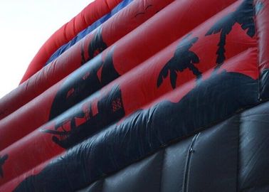 পার্টি 30ft জন্য লাল / কালো পাইরে Inflatable পাইরেট জাহাজ স্লাইড
