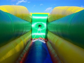 চ্যালেঞ্জিং Bunge Run Playground Inflatable স্পোর্টস গেমস 2 লেন সিই