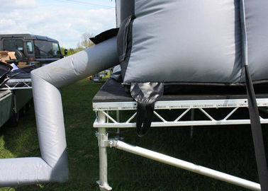 কাস্টমাইজড দৈত্য Inflatable স্টেজ কভার কালো বড় inflatable ইভেন্ট তাঁবু