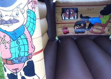 কিডস পার্টি জন্য বিস্ময়কর বন্য পশ্চিম Inflatable বাউন্সার কাস্টম শিপ