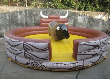 বাণিজ্যিক Inflatable ক্রীড়া গেম শিশু যান্ত্রিক রাইডিং বুল
