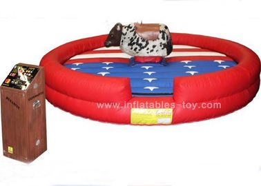 বাণিজ্যিক Inflatable স্পোর্টস গেম রাইডিং মেশিন পার্ক জন্য Inflatable মেকানিক্যাল বুল