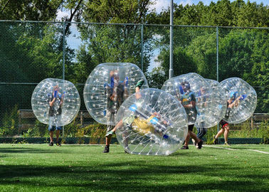 প্রাপ্তবয়স্ক TPU Inflatable বাম্পার বল, শিশুদের জন্য বহিরঙ্গন প্রস্ফুটিত খেলনা বুদ্বুদ ফুটবল বল