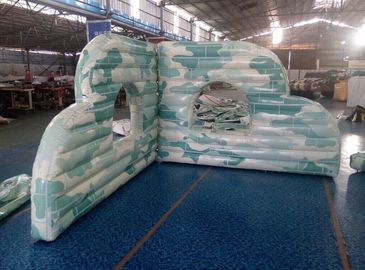 পিভিসি উপাদান Iinflatable ট্যাঙ্ক বাংকার পেইন্টবল, Inflatable ক্রীড়া গেম পেইন্টবল বাংকার