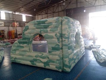 পিভিসি উপাদান Iinflatable ট্যাঙ্ক বাংকার পেইন্টবল, Inflatable ক্রীড়া গেম পেইন্টবল বাংকার