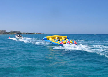 পিভিসি Tarpaulin Inflatable জল খেলনা / প্রাপ্তবয়স্ক জন্য ফ্ল্যাট মাছ টিউব