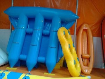 বিস্ময়কর inflatable কলা নৌকা ফ্লাই মাছ / লোগো মুদ্রিত উড়ন্ত মাছ টিউব