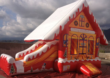 বড় উৎসব Inflatable বাউন্স হাউস স্লাইড কম্বো বাউন্সার ক্রিসমাস জন্য জাম্পিং হাউস