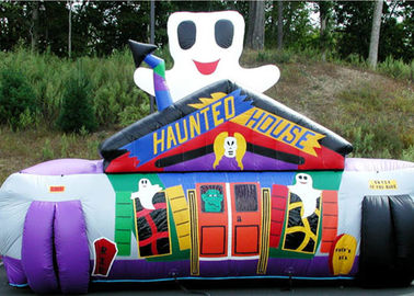 কাস্টমাইজড Inflatable ইন্টারেক্টিভ গেম ফেস্টিভাল পার্টি মজা জন্য হ্যালোইন লেজার মাজা