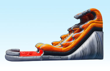 প্রাপ্তবয়স্ক এবং কিডস, বহিরঙ্গন গেম জন্য লভা জোয়ার ওয়েভ inflatable জল স্লাইড