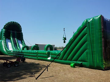 ক্রেজি প্রাপ্তবয়স্ক Inflatable ইন্টারেক্টিভ খেলা মেরামত কিট সঙ্গে বড় Inflatable জিপ লাইন