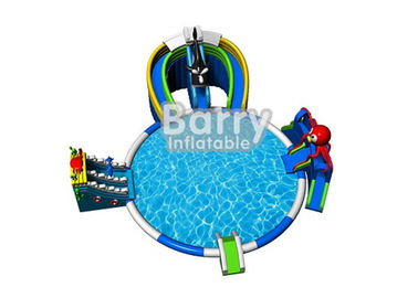 চীন inflatable বিনোদন পার্ক খেলা, seaworld inflatable জল পার্ক স্লাইড পুল থেকে আমদানি