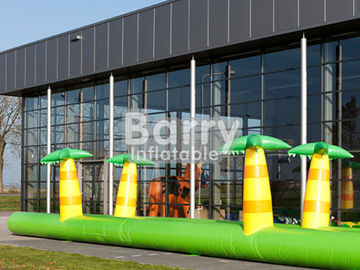 বাণিজ্যিক ইভেন্টের জন্য পিভিসি Inflatable বেলি স্লাইড জঙ্গল Inflatable স্লিপ এন স্লাইড