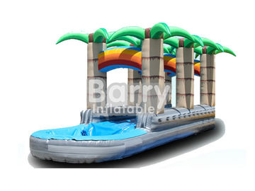 জল খেলার মাঠ Rainforest Inflatable জল স্লাইড Fireproof 28L এক্স 8W এক্স 11 এইচ ফিট