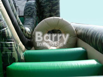 0.55 পিভিসি আর্মি Inflatable বাধা কোর্স প্রাপ্তবয়স্কদের জন্য সামরিক বাধা কোর্স
