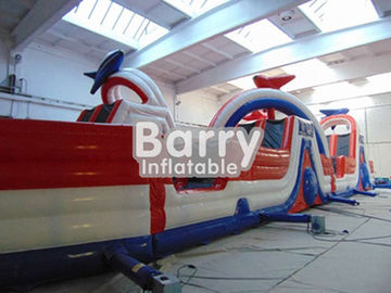 প্রাপ্তবয়স্কদের দৈত্য Inflatable Blow আপ বাধা কোর্স গেমস 30 এক্স 8 এক্স 7 মি 0.9 মিমি পিভিসি