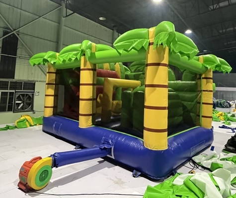 অগ্নি প্রতিরোধী আবাসিক বাউন্স হাউস Inflatables Castle For Kids