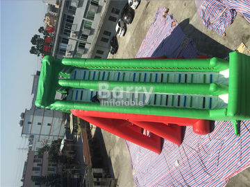 উচ্চতা 0.55 মিমি পিভিসি উচ্চতা 11.5 মি বিনামূল্যে পতন সুরক্ষা দৈত্য Inflatable স্লাইড