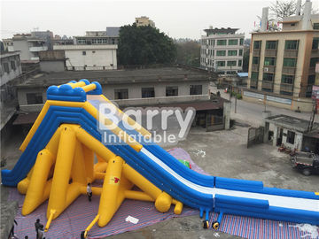 3 বছর জীবনকাল হলুদ দৈত্য Inflatable স্লিপ এবং কিডস / প্রাপ্তবয়স্কদের জন্য স্লাইড