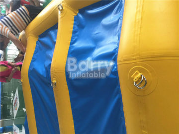 হলুদ 8 সিট Inflatable খেলনা নৌকা জল খেলা কলা নৌকা Inflatable জল খেলনা
