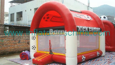 কিডস জন্য বাণিজ্যিক গ্রেড ক্লাসিক Inflatable বাউন্সার লাল সকার Moonbounce