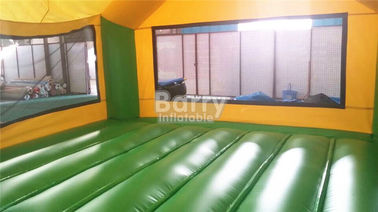টেকসই Caterpillar কাসল কিডস Backyard / খেলার মাঠ জন্য Inflatable বাউন্সার