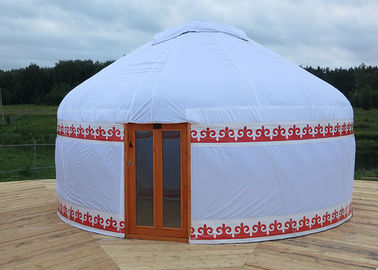 আউটডোর ওয়াটারপ্রুফ মঙ্গোলিয়ান Inflatable ক্যাম্পিং গম্বুজ / প্রস্ফুটিত Yurt তাঁবু