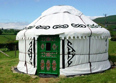 আউটডোর ওয়াটারপ্রুফ মঙ্গোলিয়ান Inflatable ক্যাম্পিং গম্বুজ / প্রস্ফুটিত Yurt তাঁবু