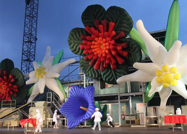 পিভিসি Tarpaulin উপাদান সঙ্গে বিবাহ সজ্জা জন্য 8m আলংকারিক inflatable ফুল