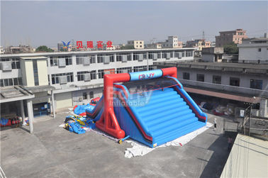 ই এম কাস্টমাইজড শুরু লাইন উন্মাদ লাল Inflatable 5 কে Obstacle কোর্স গেম চলুন