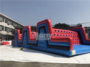 ইভেন্ট রেড জায়েন্ট আউটডোর Inflatable 5K বাধা কোর্স আরোহণ রান, Inflatable 5K বাধা