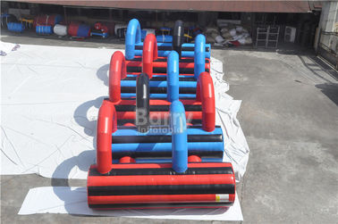 কাস্টমজাইড উন্মাদ 5k Inflatable চালানো প্রাপ্তবয়স্কদের জন্য বাধা, ঘটনা দৈত্য ক্রাউলিং টানেল
