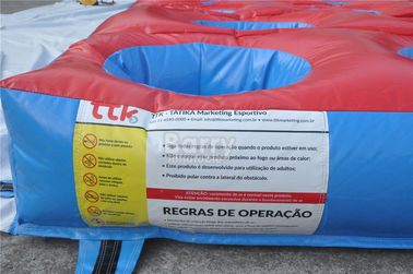 Inflatable Obstacle রেস, Inflatables 5k বাধা গদি রান আকার 20x10x1.2M