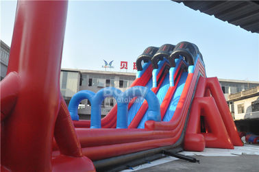 ক্রেজি ফ্যান Inflatable 5k রান শেষ লাইন, প্রাপ্তবয়স্কদের জন্য দৈত্য Inflatable Obstacle কোর্স