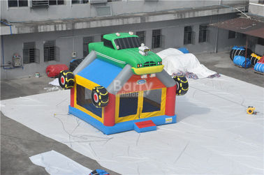 বাণিজ্যিক দৈত্য Bouncy কাসল মজার নির্মাণ কার / ট্রাক Inflatable বাউন্স হাউস
