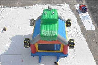 বাণিজ্যিক দৈত্য Bouncy কাসল মজার নির্মাণ কার / ট্রাক Inflatable বাউন্স হাউস