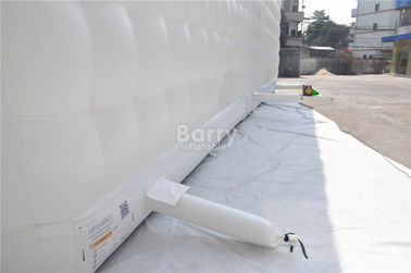 হোয়াইট 15x15M Inflatable তাঁবু, কাস্টম তৈরি নেতৃত্বে Inflatable পার্টি তাঁবুর ঘন ঘটনা জন্য