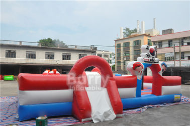 কাস্টম Inflatable Toddler খেলার মাঠ, বিশেষ Inflatable মজা শহরের বক্সিং বুল থিম