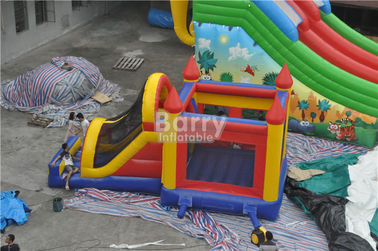 দৈত্য Inflatable কম্বো জাম্পিং Bouncy কাসল বাউন্স হাউস বাউন্সার স্লাইড খেলা