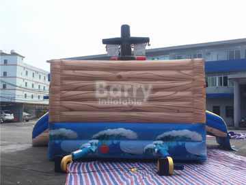 বাণিজ্যিক কিডস লিড বিনামূল্যে উপাদান সঙ্গে Inflatable পাইরেট জাহাজ কম্বো উড়ে