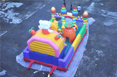 দৈত্য Inflatable বাচ্চাদের খেলার মাঠ চিয়ার Amusement পশু থিম সিই-প্রশংসাপত্র