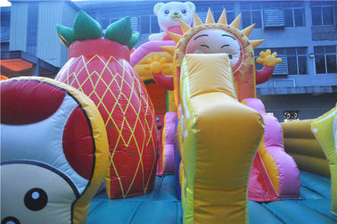দৈত্য Inflatable বাচ্চাদের খেলার মাঠ চিয়ার Amusement পশু থিম সিই-প্রশংসাপত্র