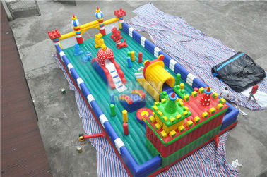 খেলাধুলা থিম Inflatable বাউন্সি কাসল, 0.55 মিমি পিভিসি শিশু ইনডোর প্লে সরঞ্জাম